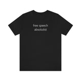 free speech absolutist