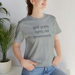 god grants rights, not governments